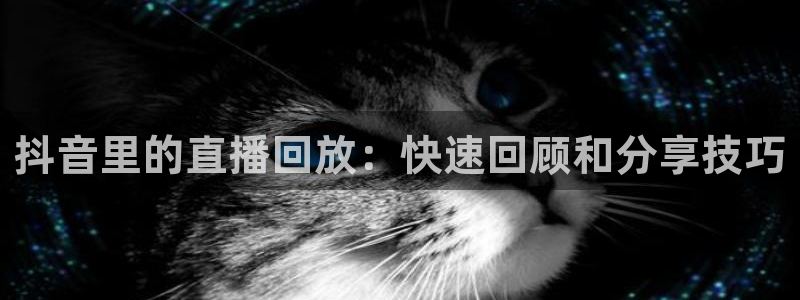 袋鼠nba体育直播：抖音里的直播回放：快速回顾和分享技巧